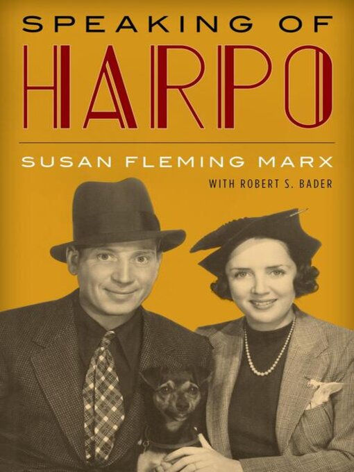 Nimiön Speaking of Harpo lisätiedot, tekijä Susan Fleming Marx - Saatavilla